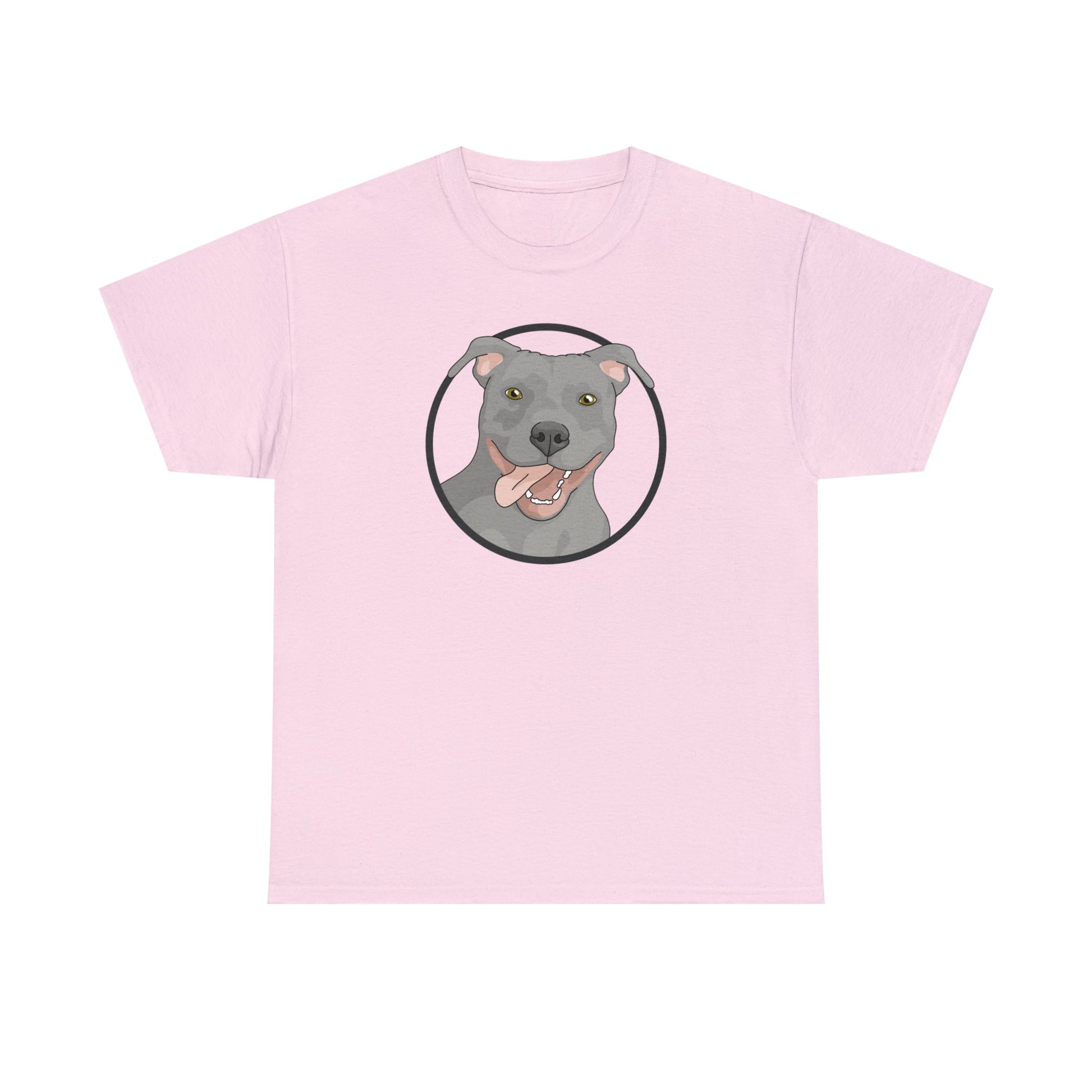 American Pit Bull Terrier Circle | T-shirt - Detezi Designs-16382740234659320118