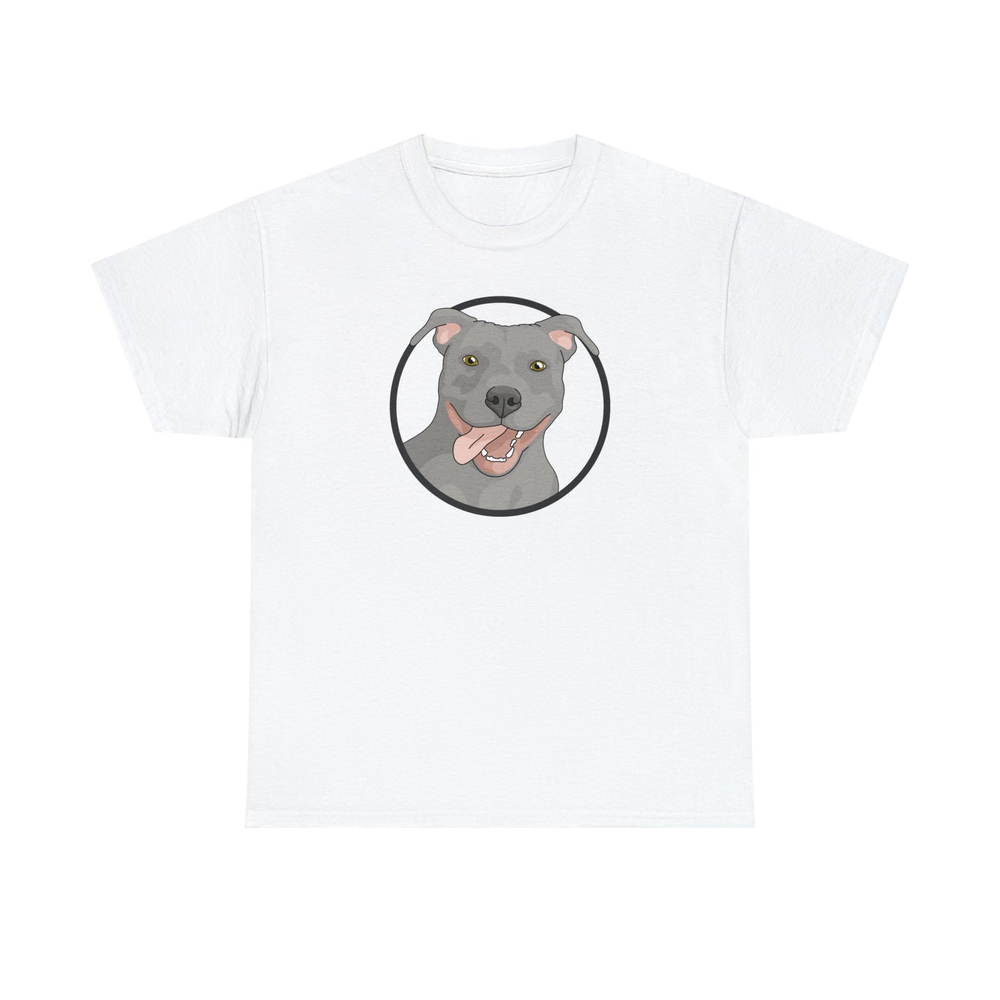 American Pit Bull Terrier Circle | T-shirt - Detezi Designs-17503381820663700180