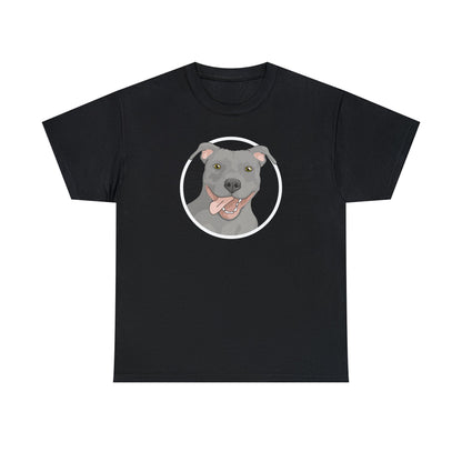 American Pit Bull Terrier Circle | T-shirt - Detezi Designs-18082334273283352068