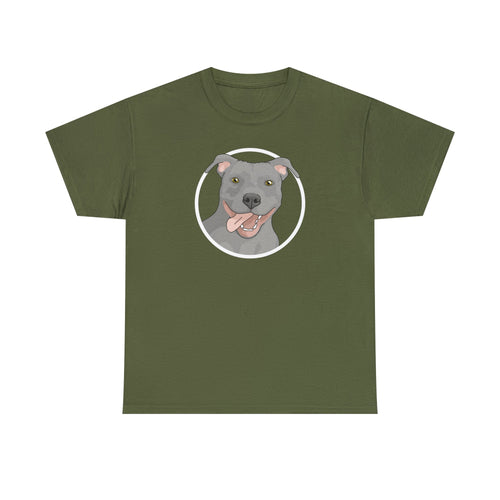 American Pit Bull Terrier Circle | T-shirt - Detezi Designs-18414820371515094219