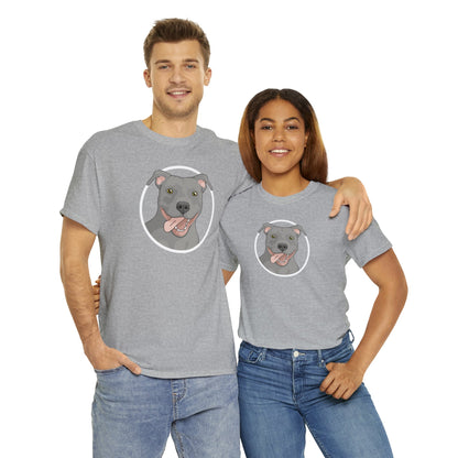 American Pit Bull Terrier Circle | T-shirt - Detezi Designs-23263863797133419464