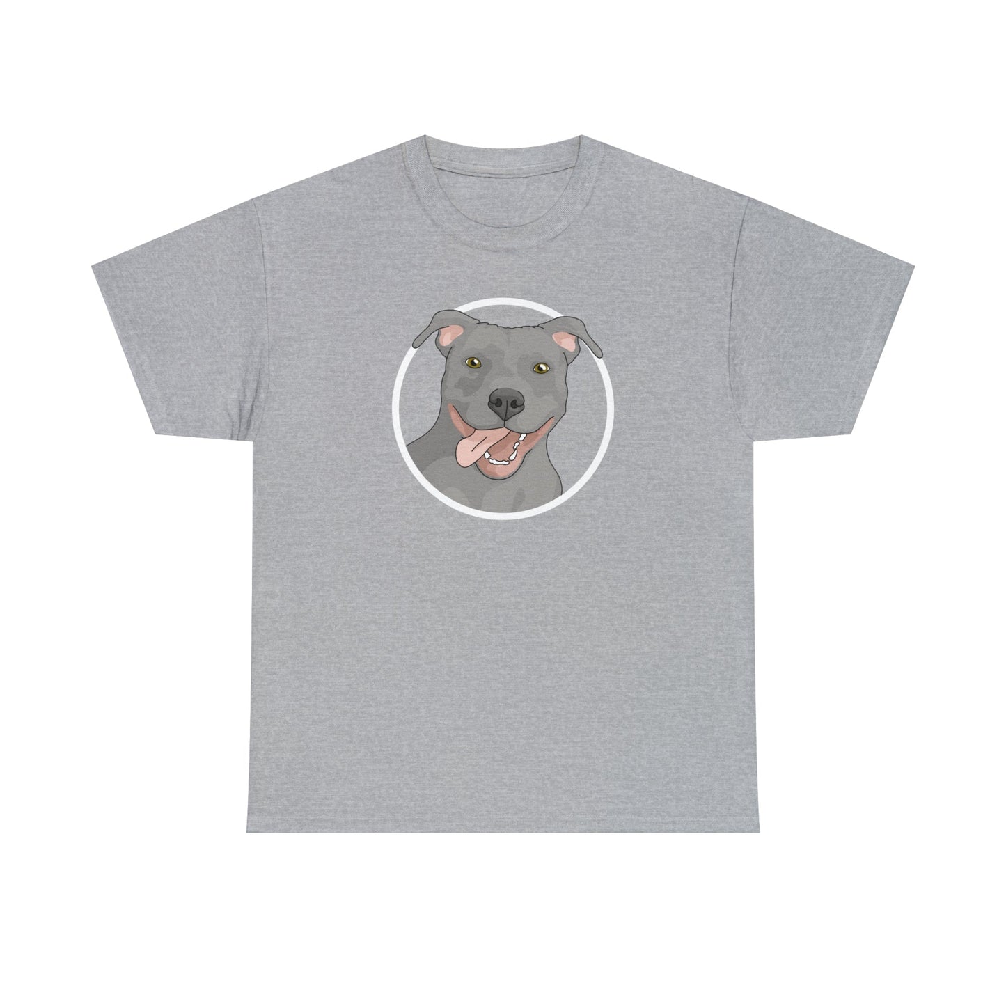 American Pit Bull Terrier Circle | T-shirt - Detezi Designs-23263863797133419464