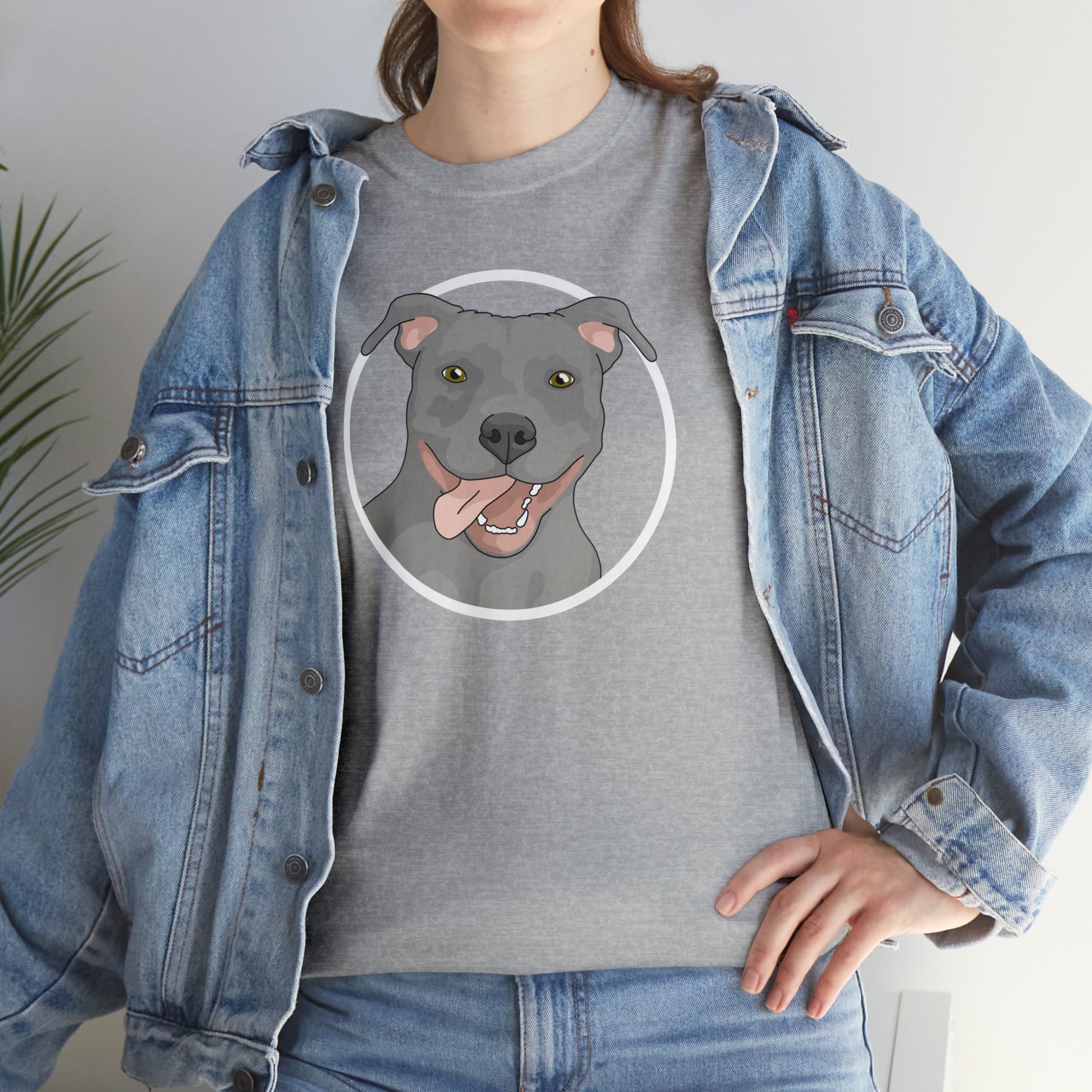 American Pit Bull Terrier Circle | T-shirt - Detezi Designs-23263863797133419464