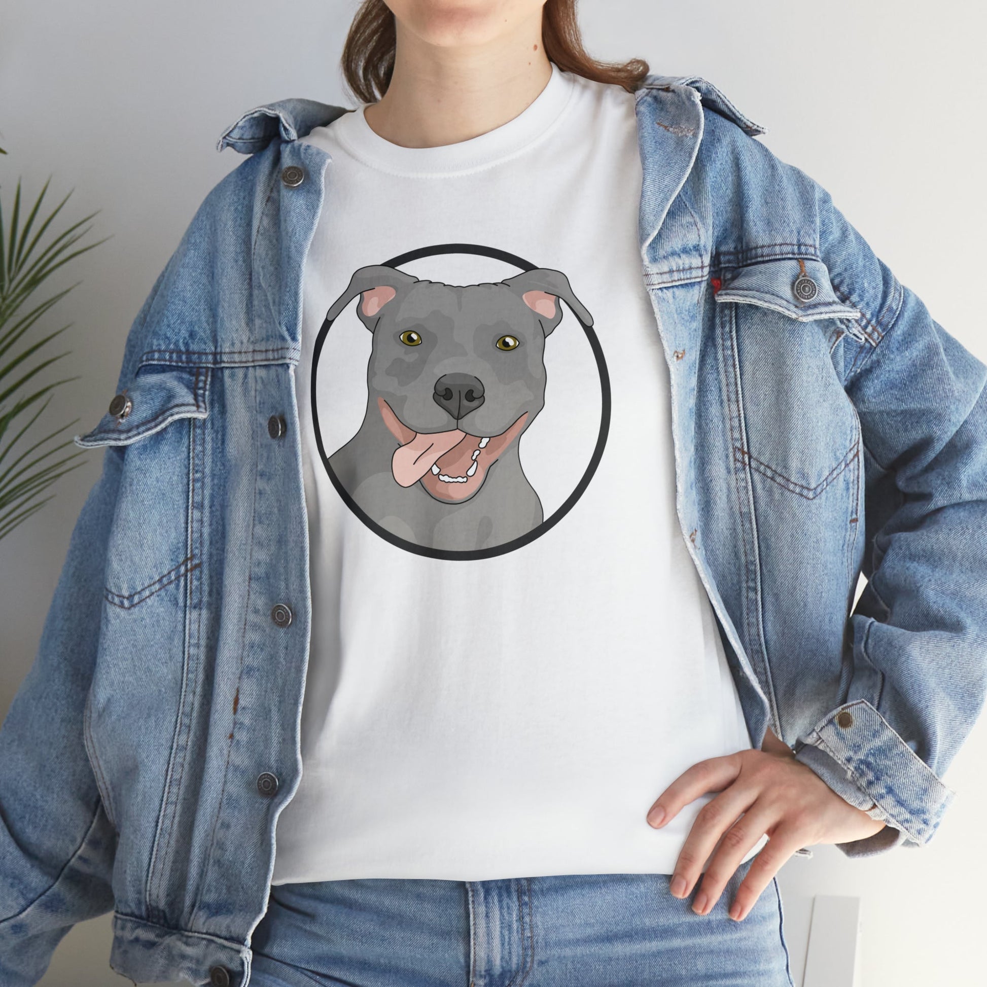 American Pit Bull Terrier Circle | T-shirt - Detezi Designs-23263863797133419464