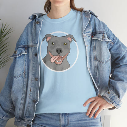 American Pit Bull Terrier Circle | T-shirt - Detezi Designs-23263863797133419464