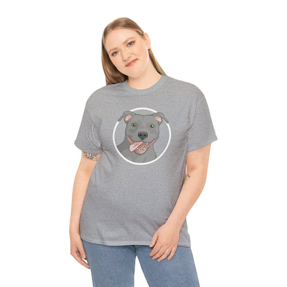 American Pit Bull Terrier Circle | T-shirt - Detezi Designs-23263863797133419464