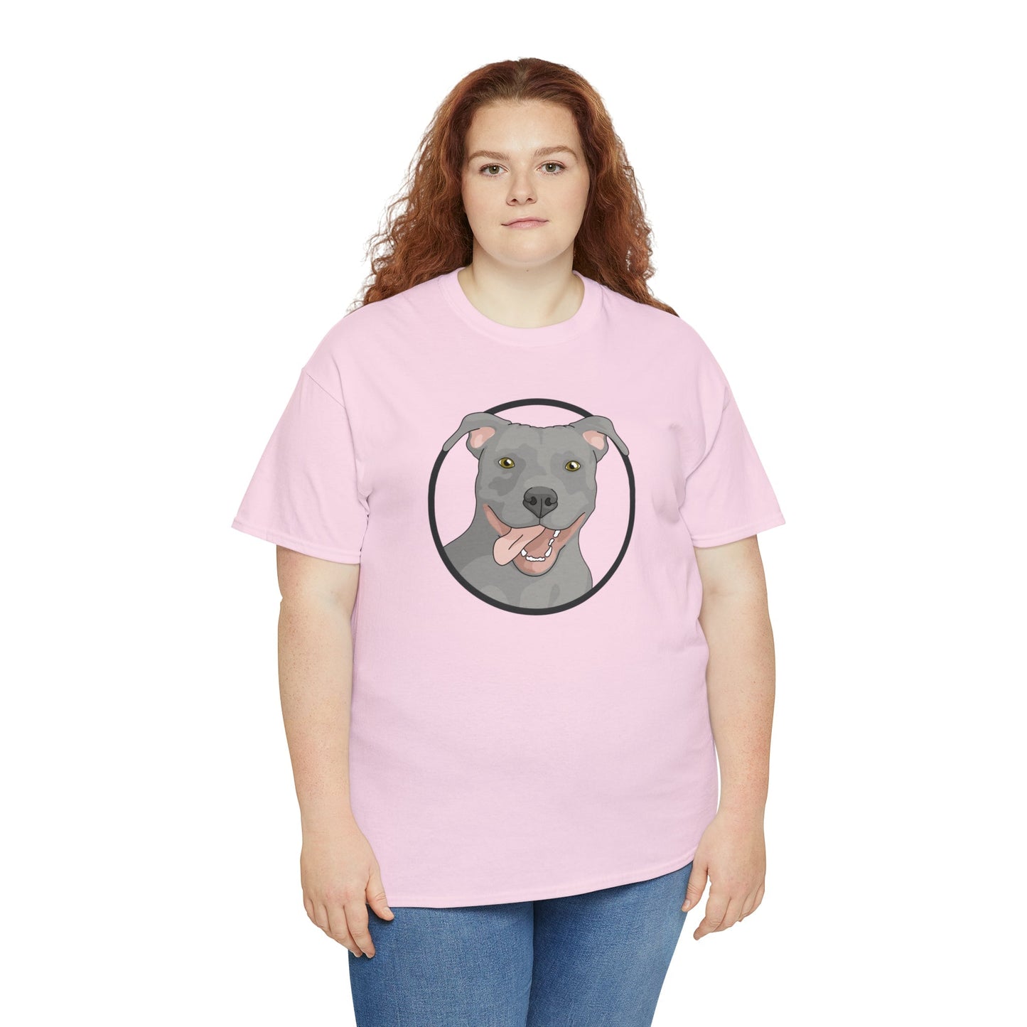 American Pit Bull Terrier Circle | T-shirt - Detezi Designs-23263863797133419464