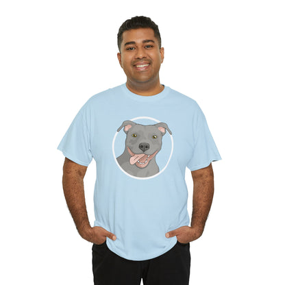 American Pit Bull Terrier Circle | T-shirt - Detezi Designs-23263863797133419464