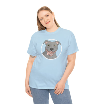 American Pit Bull Terrier Circle | T-shirt - Detezi Designs-23263863797133419464