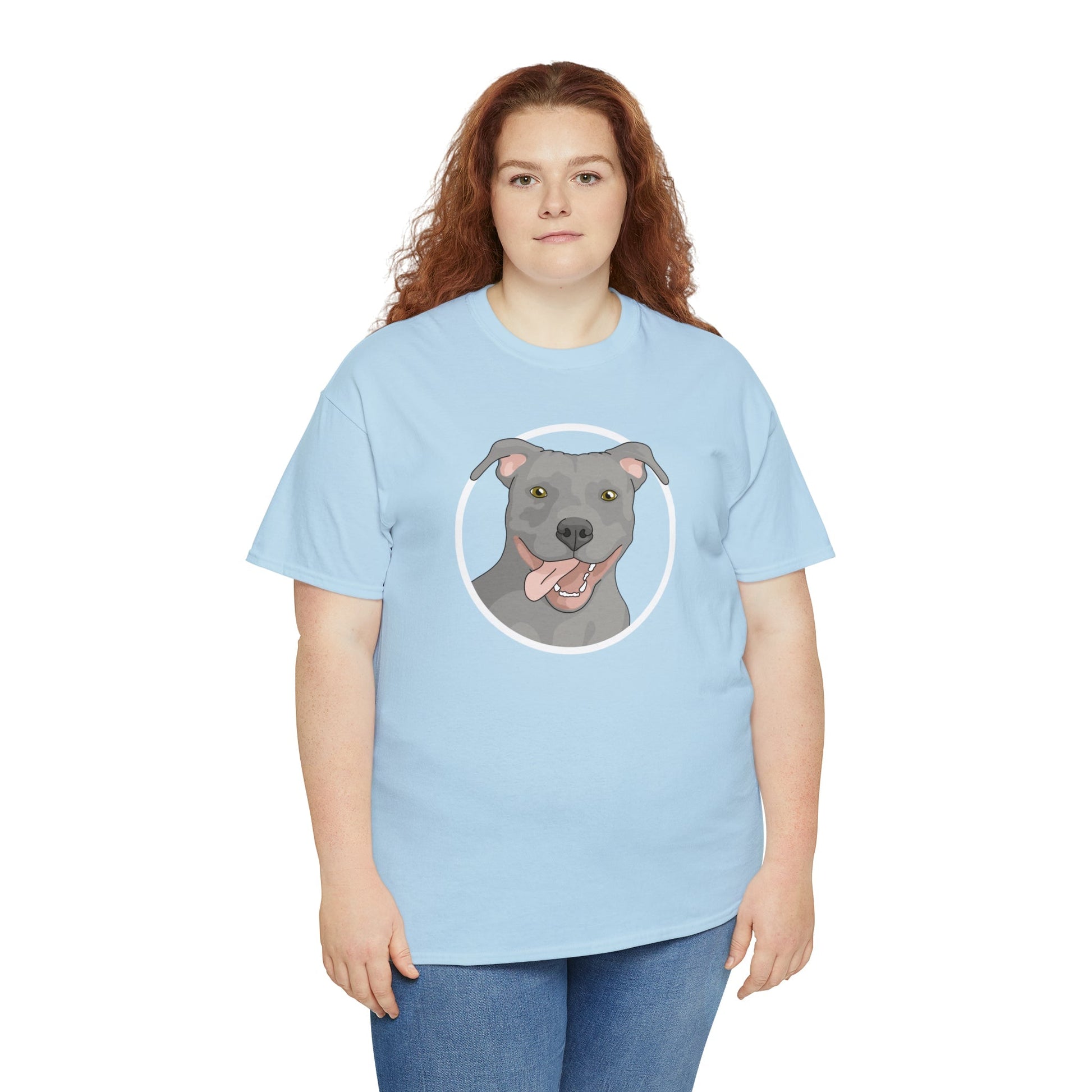 American Pit Bull Terrier Circle | T-shirt - Detezi Designs-23263863797133419464