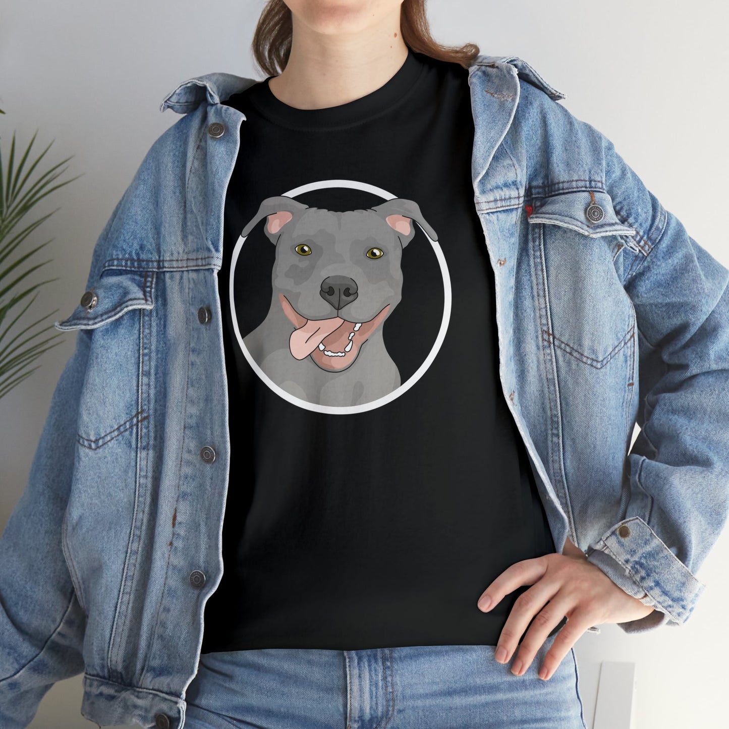 American Pit Bull Terrier Circle | T-shirt - Detezi Designs-23263863797133419464