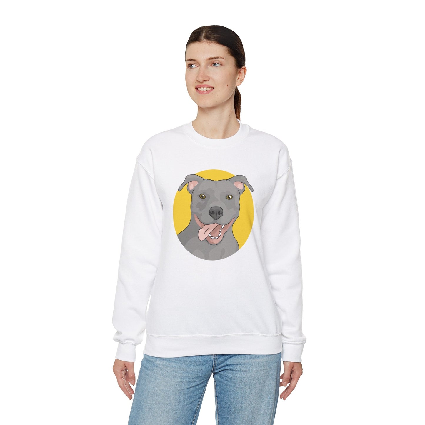 American Pit Bull Terrier | Crewneck Sweatshirt - Detezi Designs-16593846997686366708