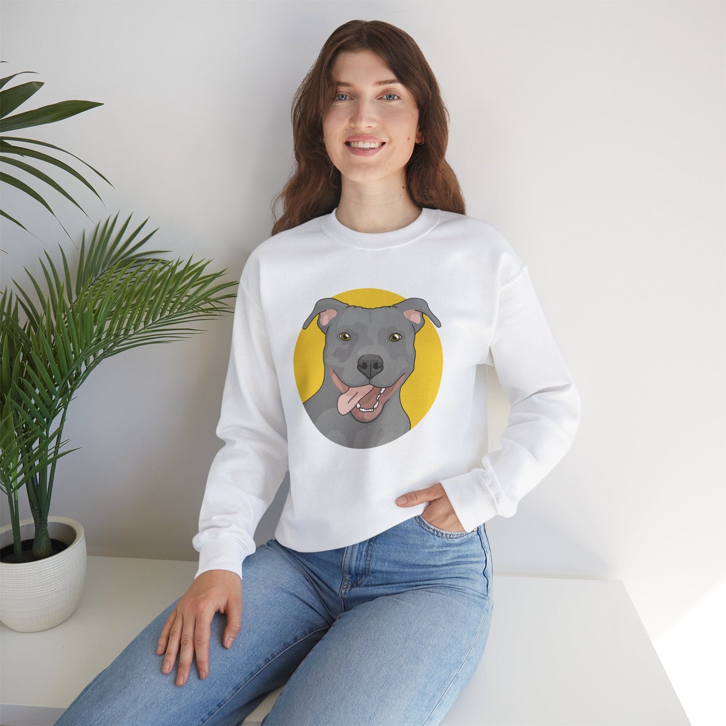 American Pit Bull Terrier | Crewneck Sweatshirt - Detezi Designs-16593846997686366708