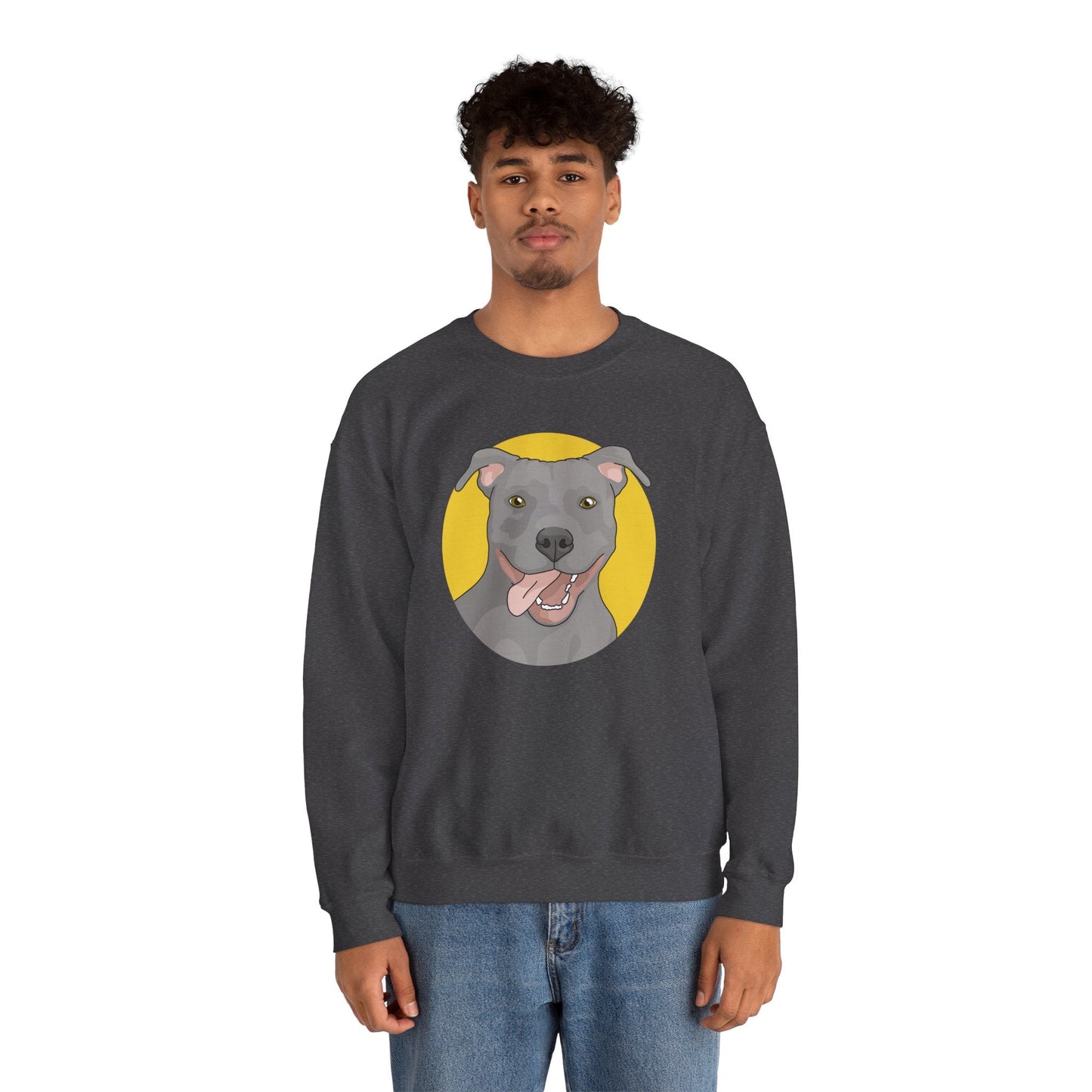 American Pit Bull Terrier | Crewneck Sweatshirt - Detezi Designs-16593846997686366708