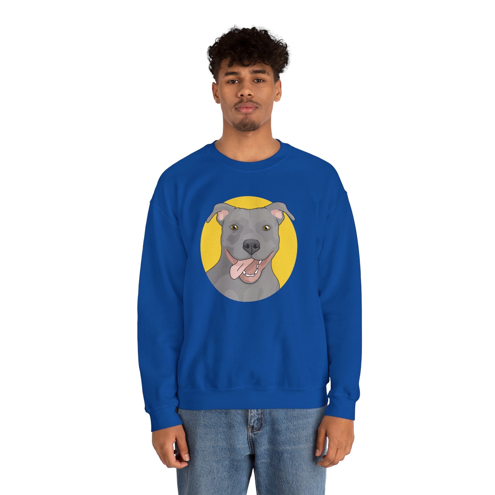 American Pit Bull Terrier | Crewneck Sweatshirt - Detezi Designs-16593846997686366708