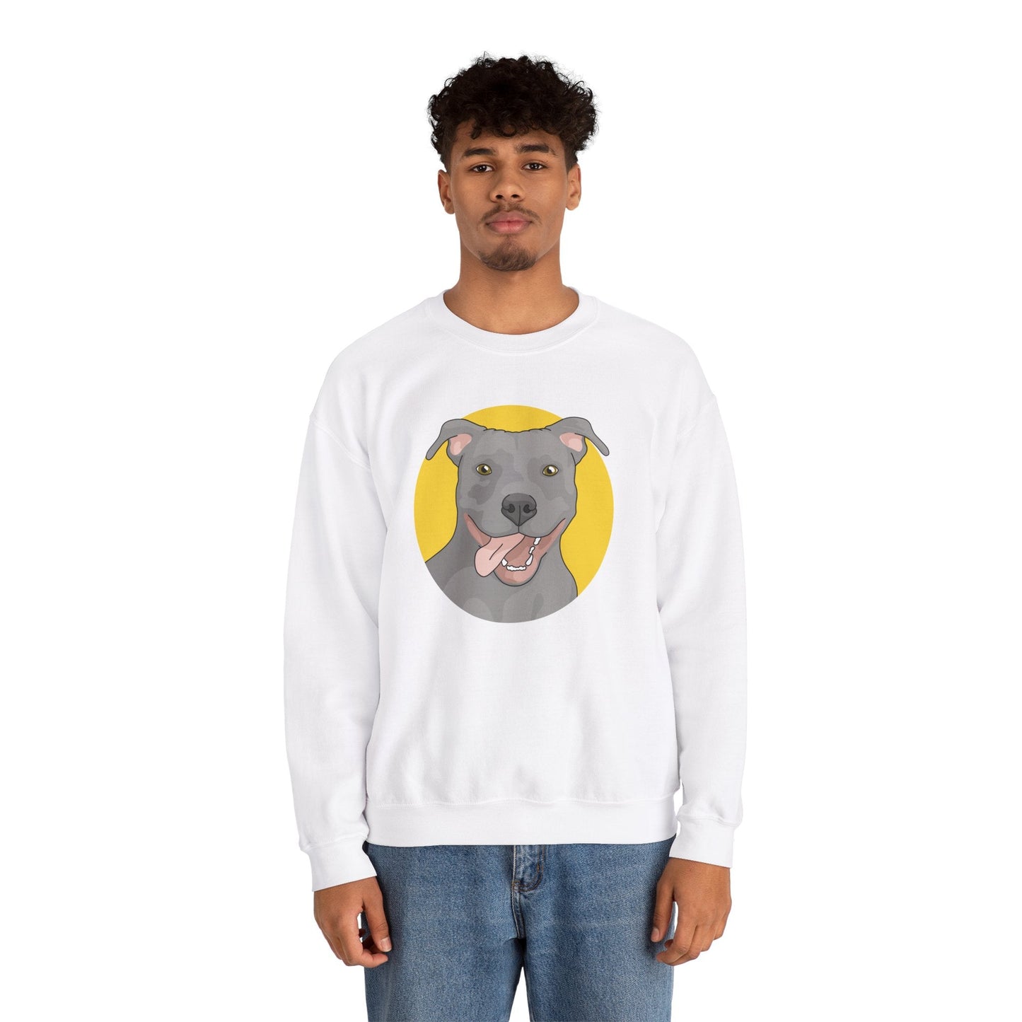 American Pit Bull Terrier | Crewneck Sweatshirt - Detezi Designs-16593846997686366708