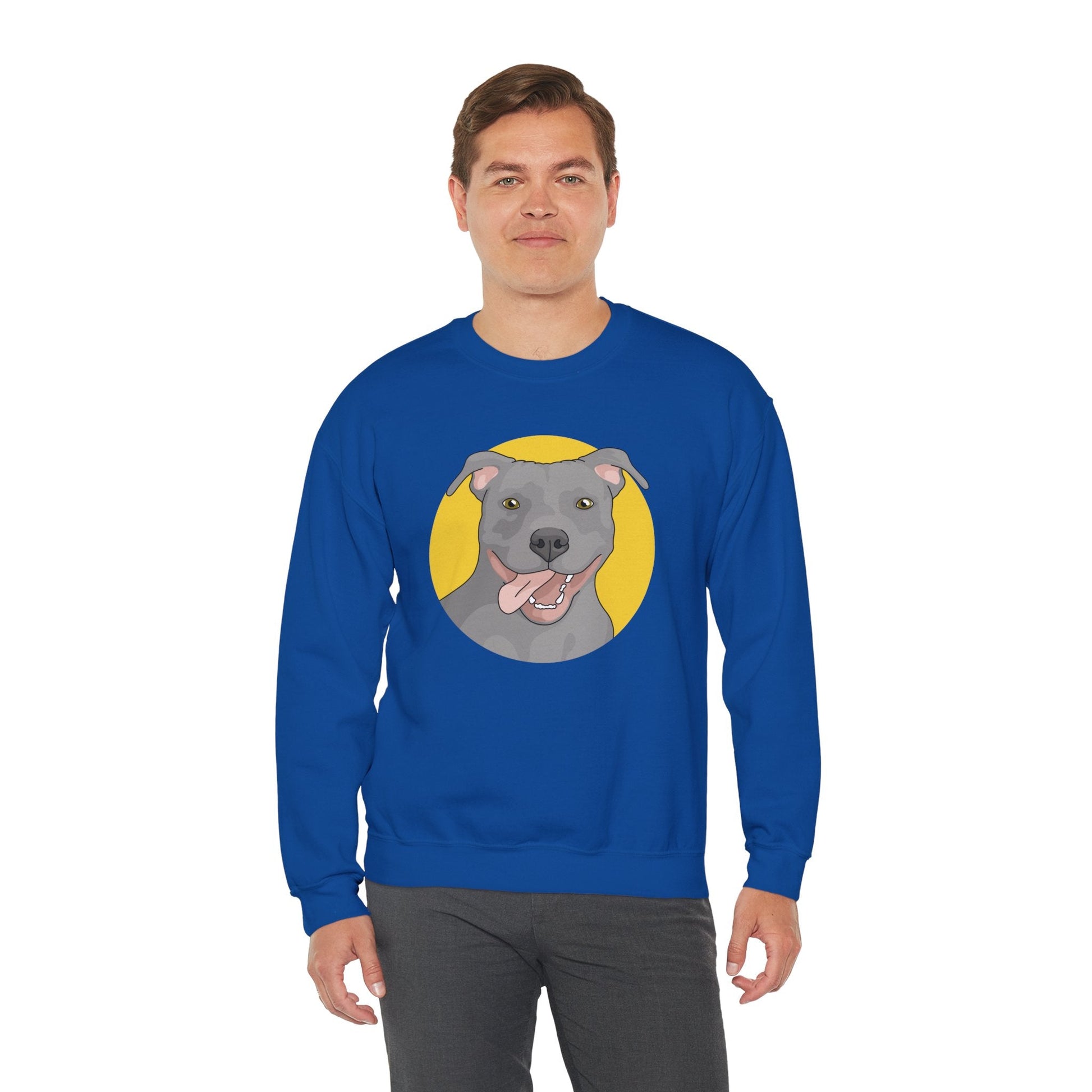 American Pit Bull Terrier | Crewneck Sweatshirt - Detezi Designs-16593846997686366708