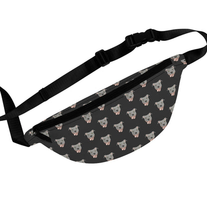 American Pit Bull Terrier Face | Treat Pouch - Detezi Designs-31027392394423349681