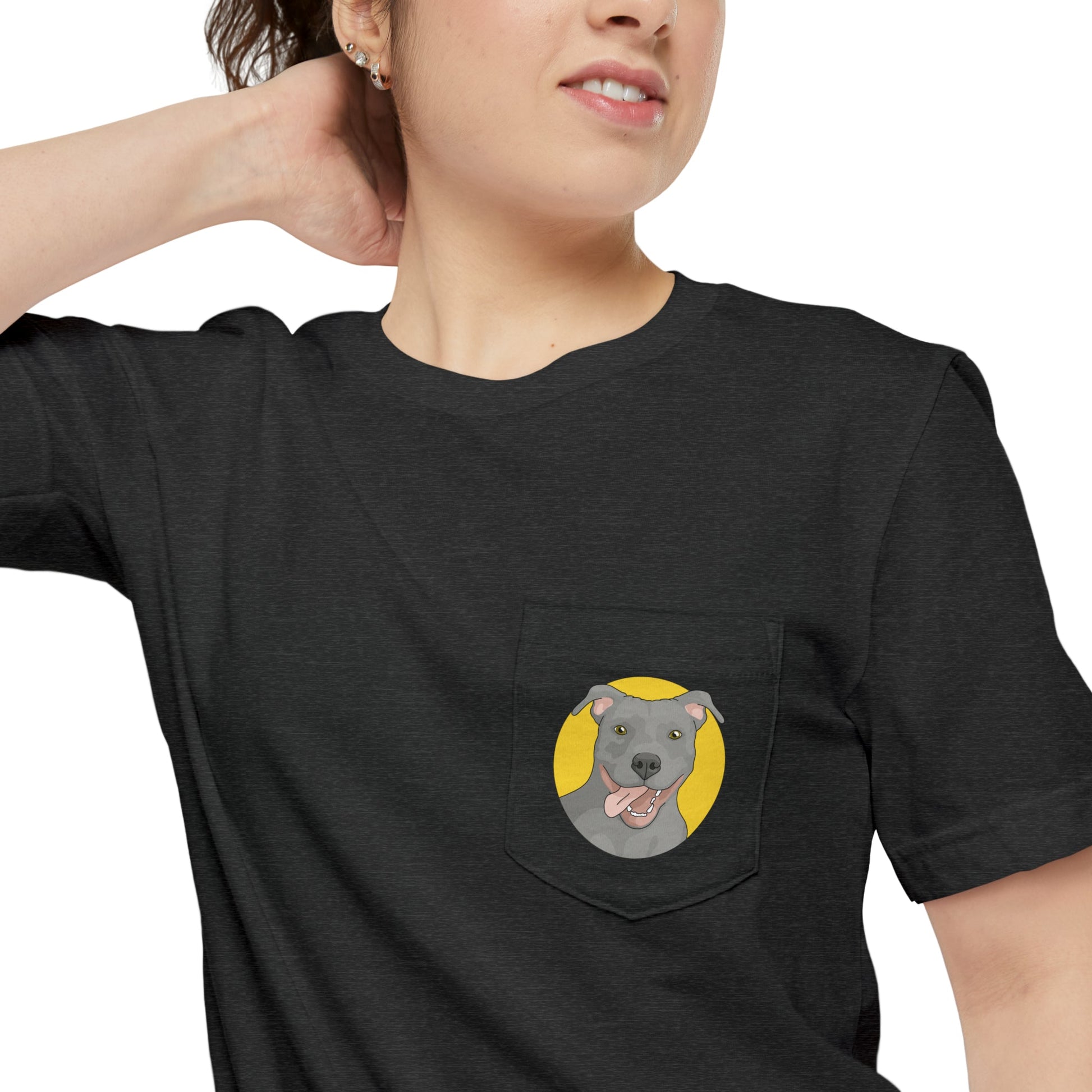 American Pit Bull Terrier | Pocket T-shirt - Detezi Designs-12361117472427159645