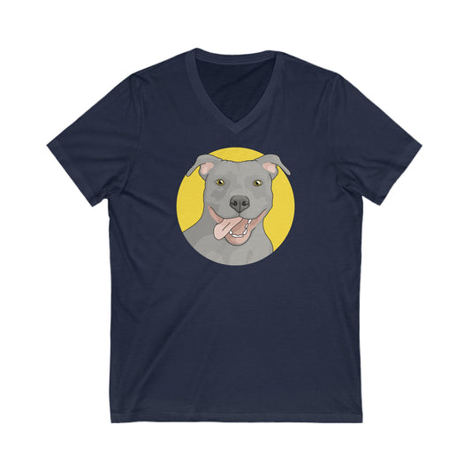 American Pit Bull Terrier | Unisex V-Neck Tee - Detezi Designs-24668144375109536215