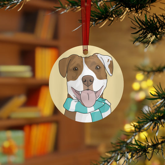 American Staffordshire Terrier | 2023 Holiday Ornament - Detezi Designs-23646087266159614257