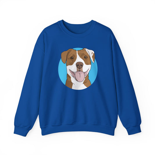 American Staffordshire Terrier | Crewneck Sweatshirt - Detezi Designs-12565345868635450910