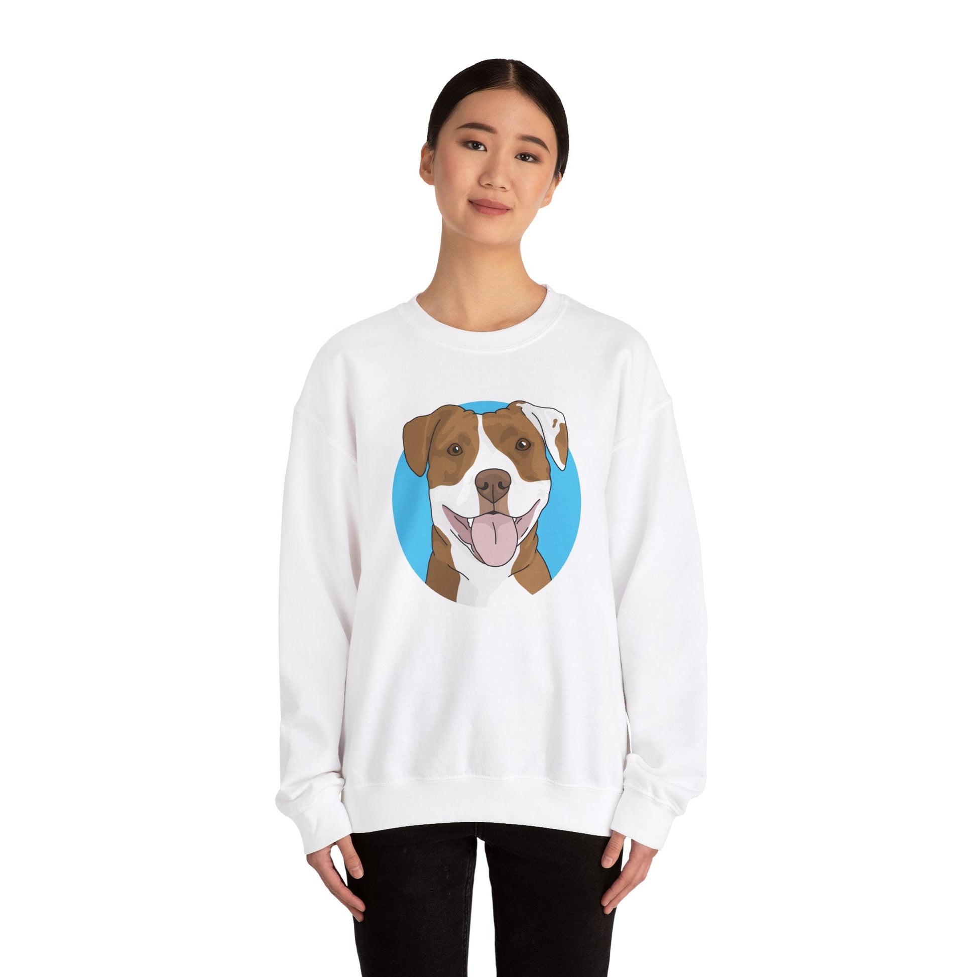 American Staffordshire Terrier | Crewneck Sweatshirt - Detezi Designs-30060121842648857561