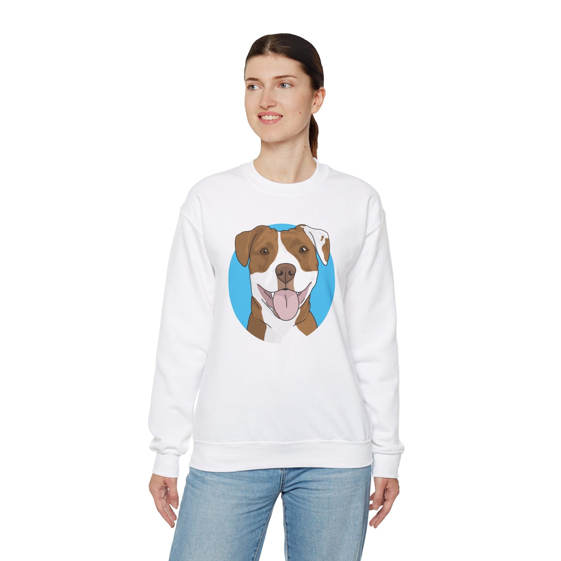 American Staffordshire Terrier | Crewneck Sweatshirt - Detezi Designs-30060121842648857561