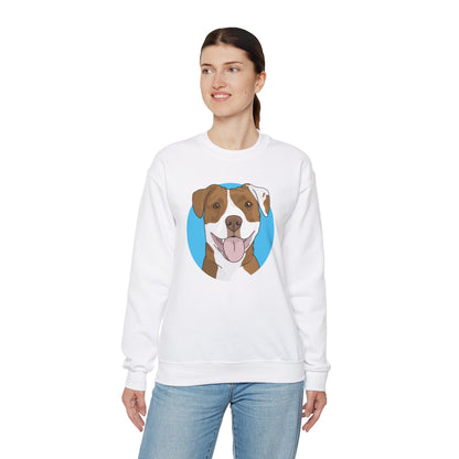 American Staffordshire Terrier | Crewneck Sweatshirt - Detezi Designs-30060121842648857561