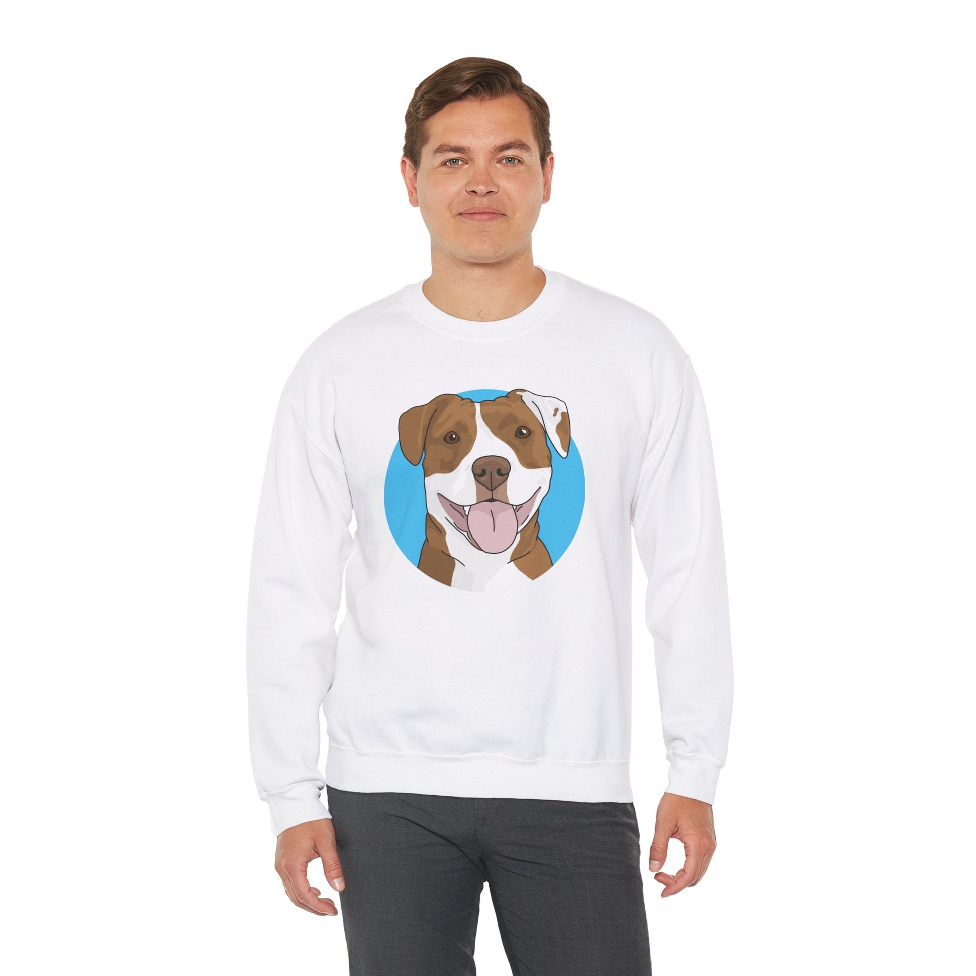 American Staffordshire Terrier | Crewneck Sweatshirt - Detezi Designs-30060121842648857561