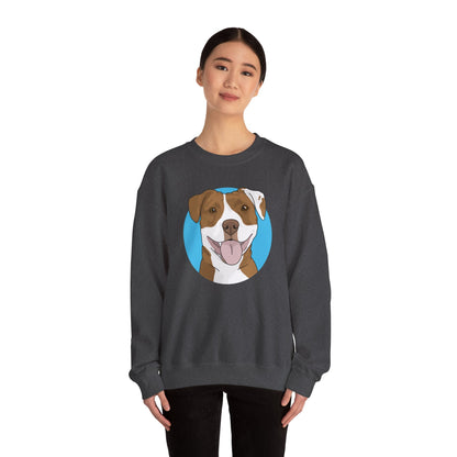 American Staffordshire Terrier | Crewneck Sweatshirt - Detezi Designs-30060121842648857561