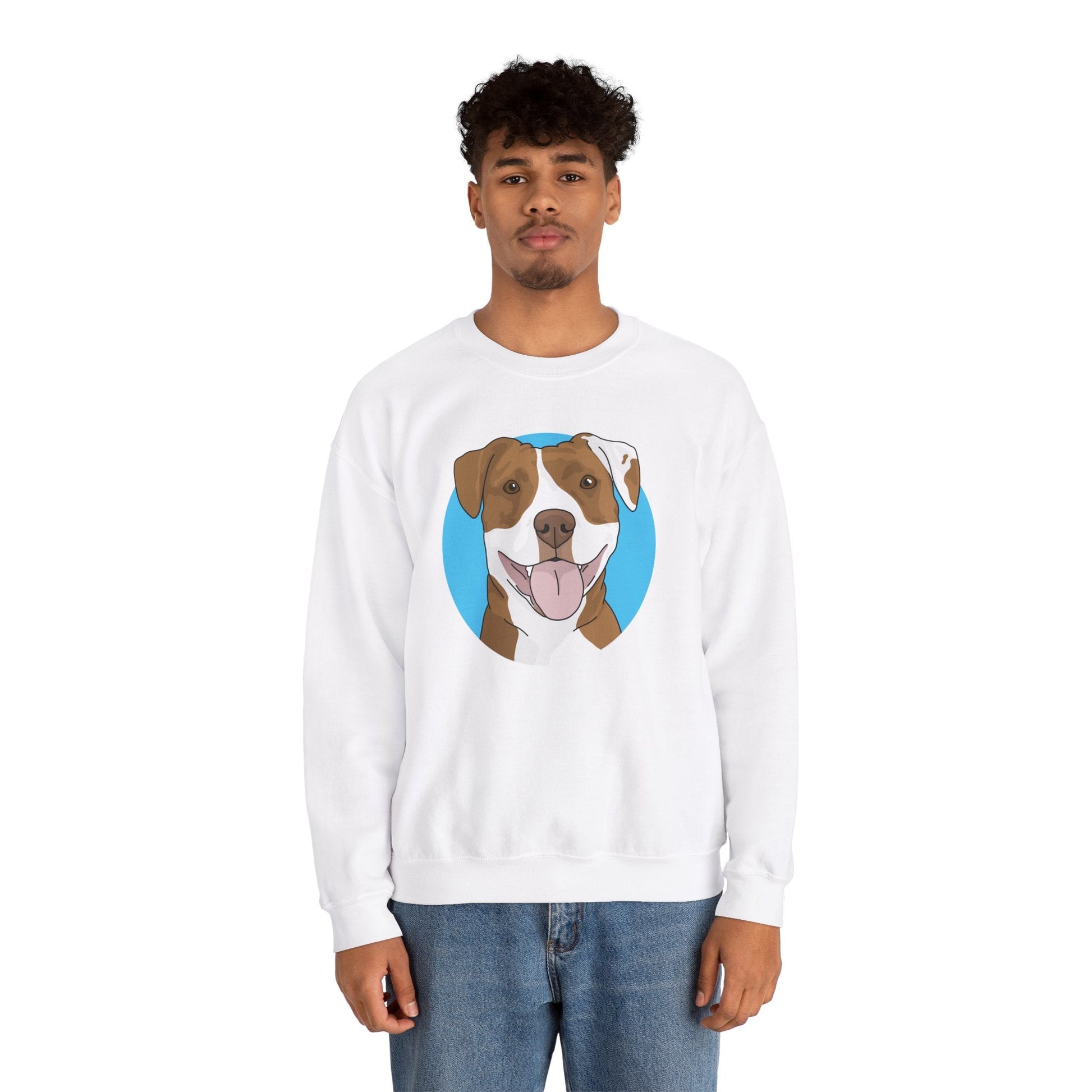 American Staffordshire Terrier | Crewneck Sweatshirt - Detezi Designs-30060121842648857561