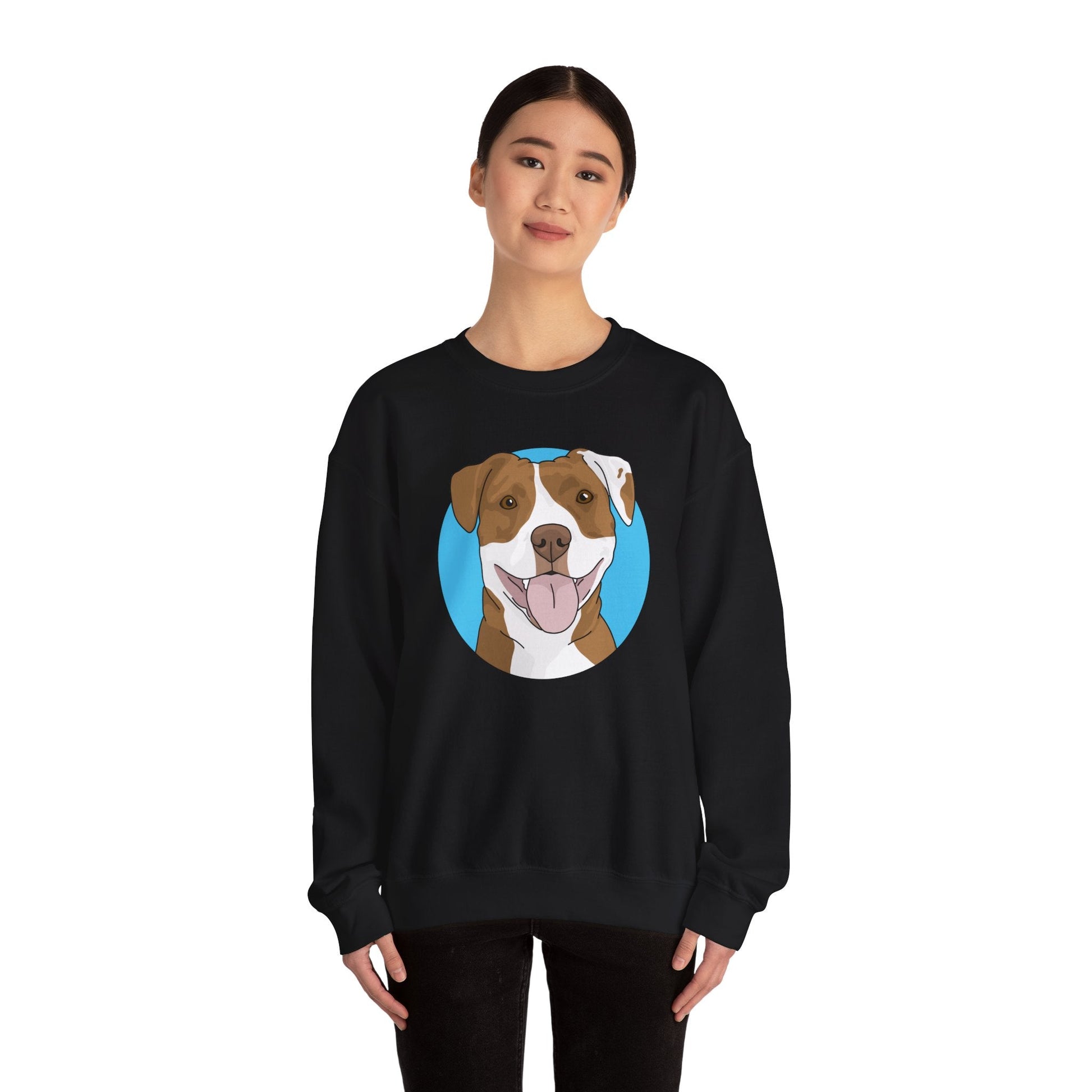 American Staffordshire Terrier | Crewneck Sweatshirt - Detezi Designs-30060121842648857561