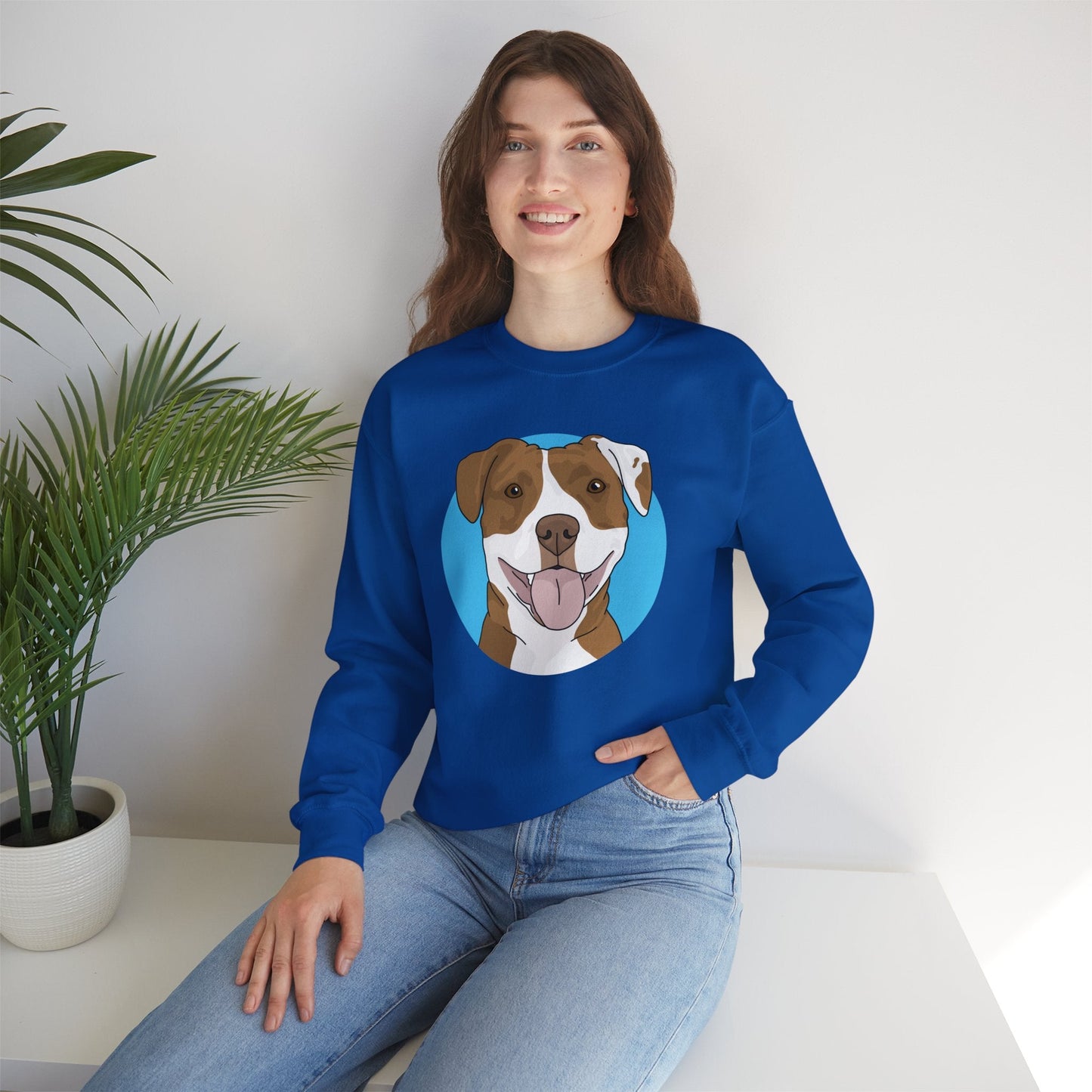 American Staffordshire Terrier | Crewneck Sweatshirt - Detezi Designs-30060121842648857561