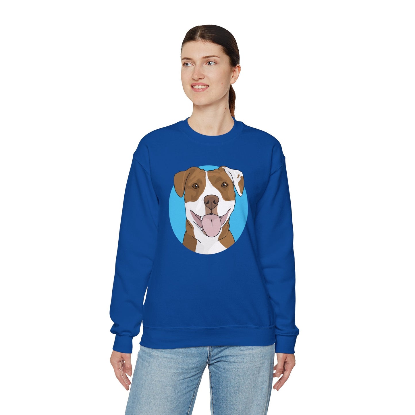 American Staffordshire Terrier | Crewneck Sweatshirt - Detezi Designs-30060121842648857561