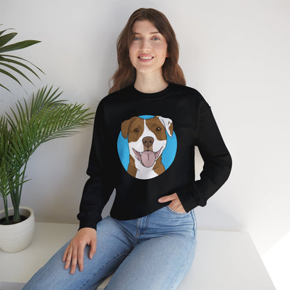 American Staffordshire Terrier | Crewneck Sweatshirt - Detezi Designs-30060121842648857561