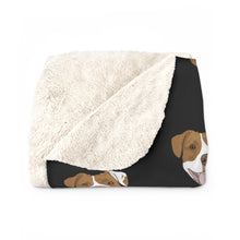 Load image into Gallery viewer, American Staffordshire Terrier Faces | Sherpa Fleece Blanket - Detezi Designs-57080598186402075589
