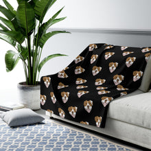 Load image into Gallery viewer, American Staffordshire Terrier Faces | Sherpa Fleece Blanket - Detezi Designs-57080598186402075589
