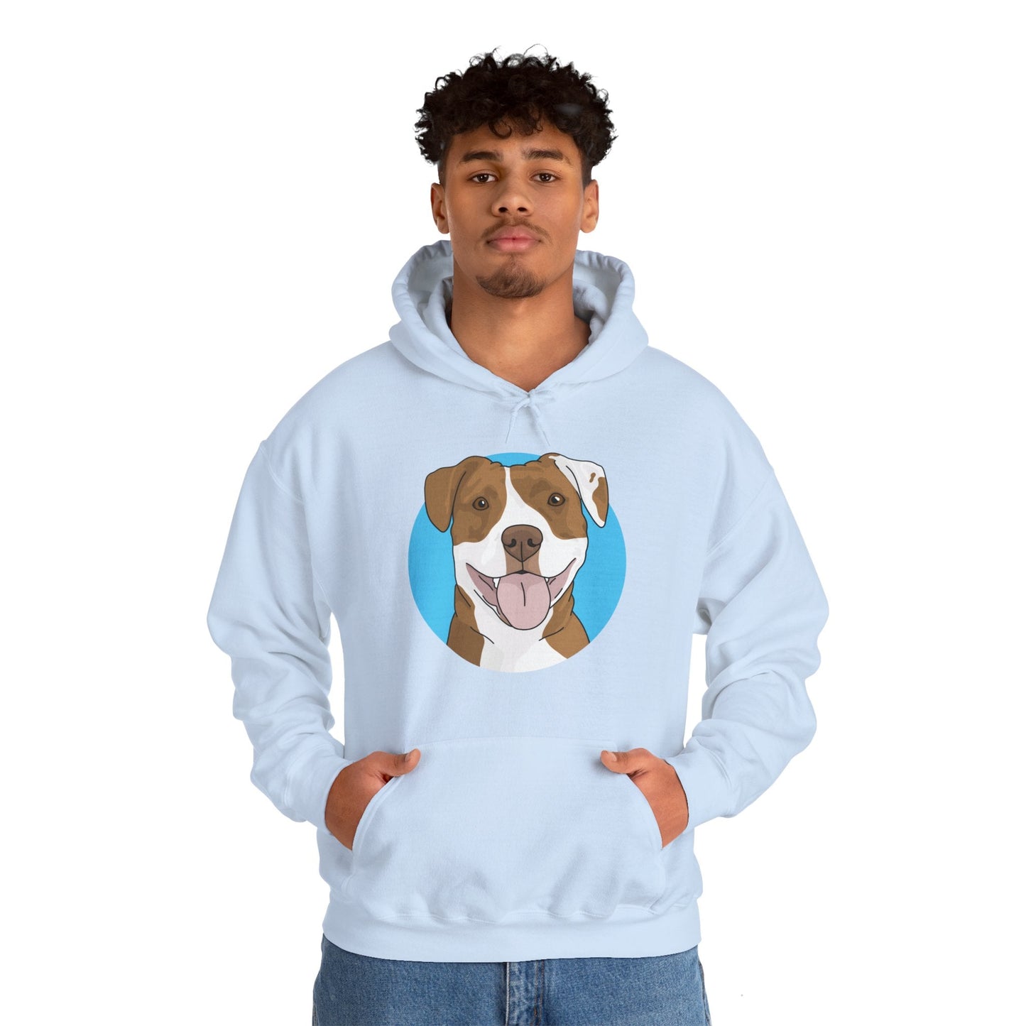 American Staffordshire Terrier | Hooded Sweatshirt - Detezi Designs-15988108964653734591