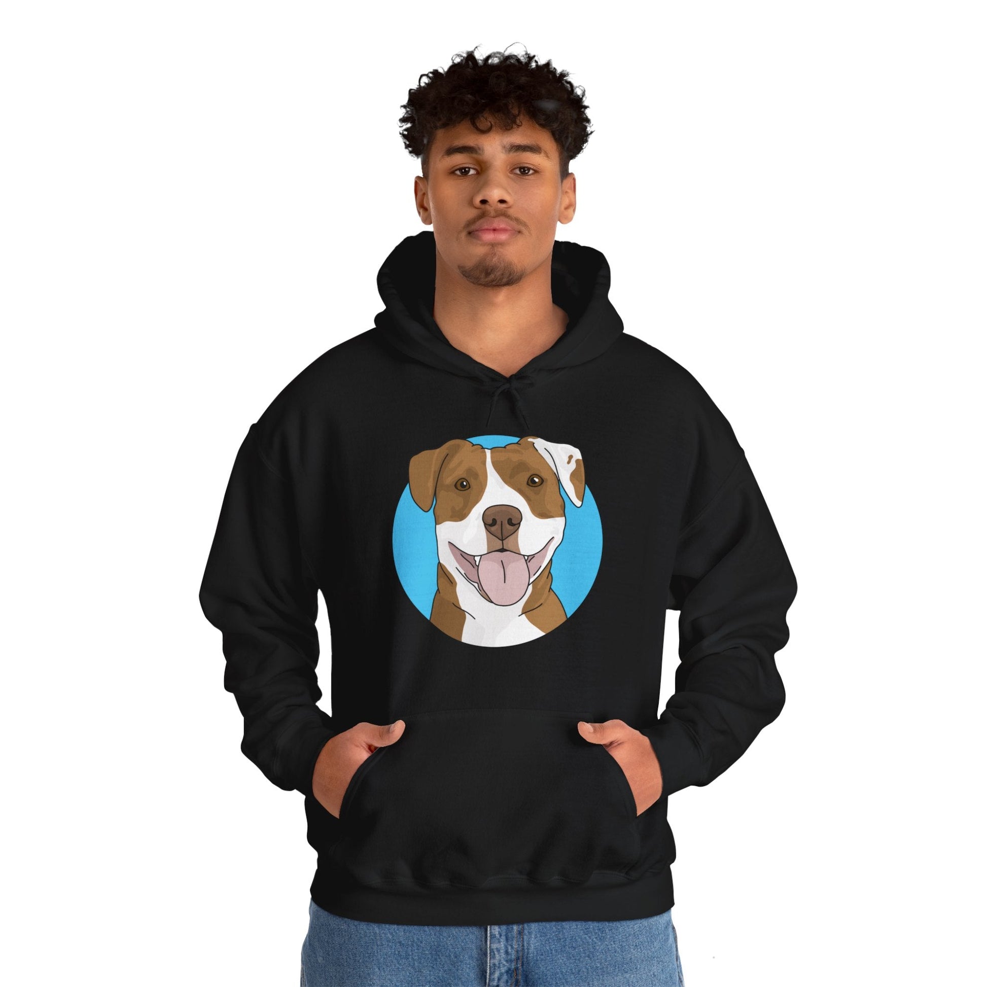 American Staffordshire Terrier | Hooded Sweatshirt - Detezi Designs-15988108964653734591