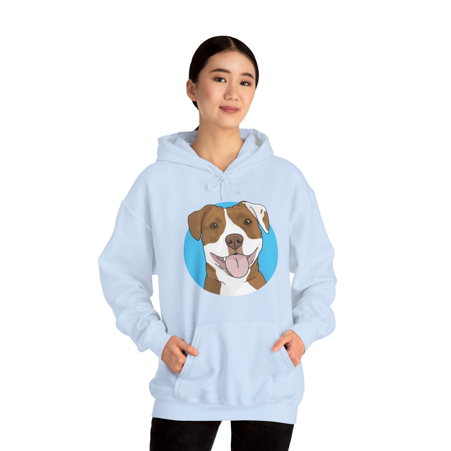 American Staffordshire Terrier | Hooded Sweatshirt - Detezi Designs-15988108964653734591