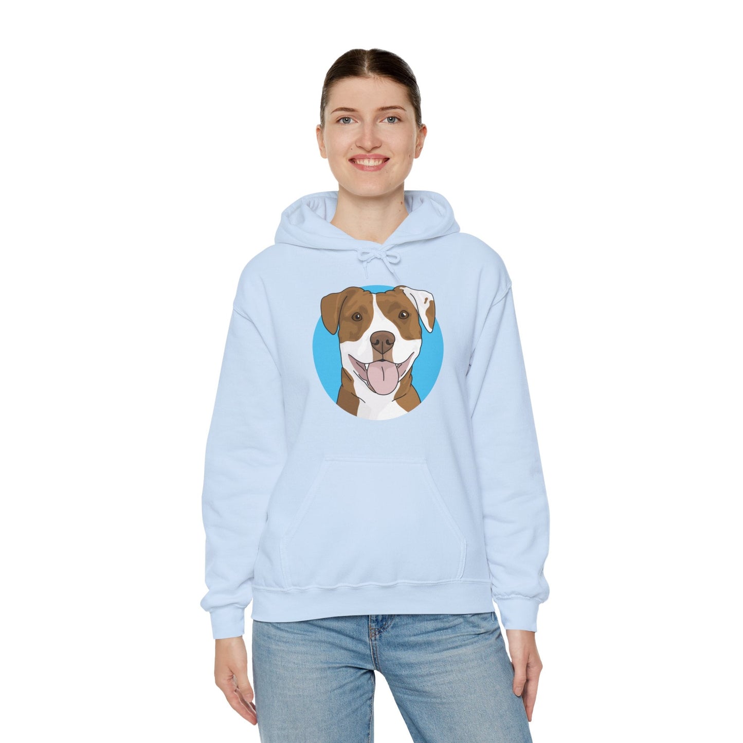 American Staffordshire Terrier | Hooded Sweatshirt - Detezi Designs-15988108964653734591