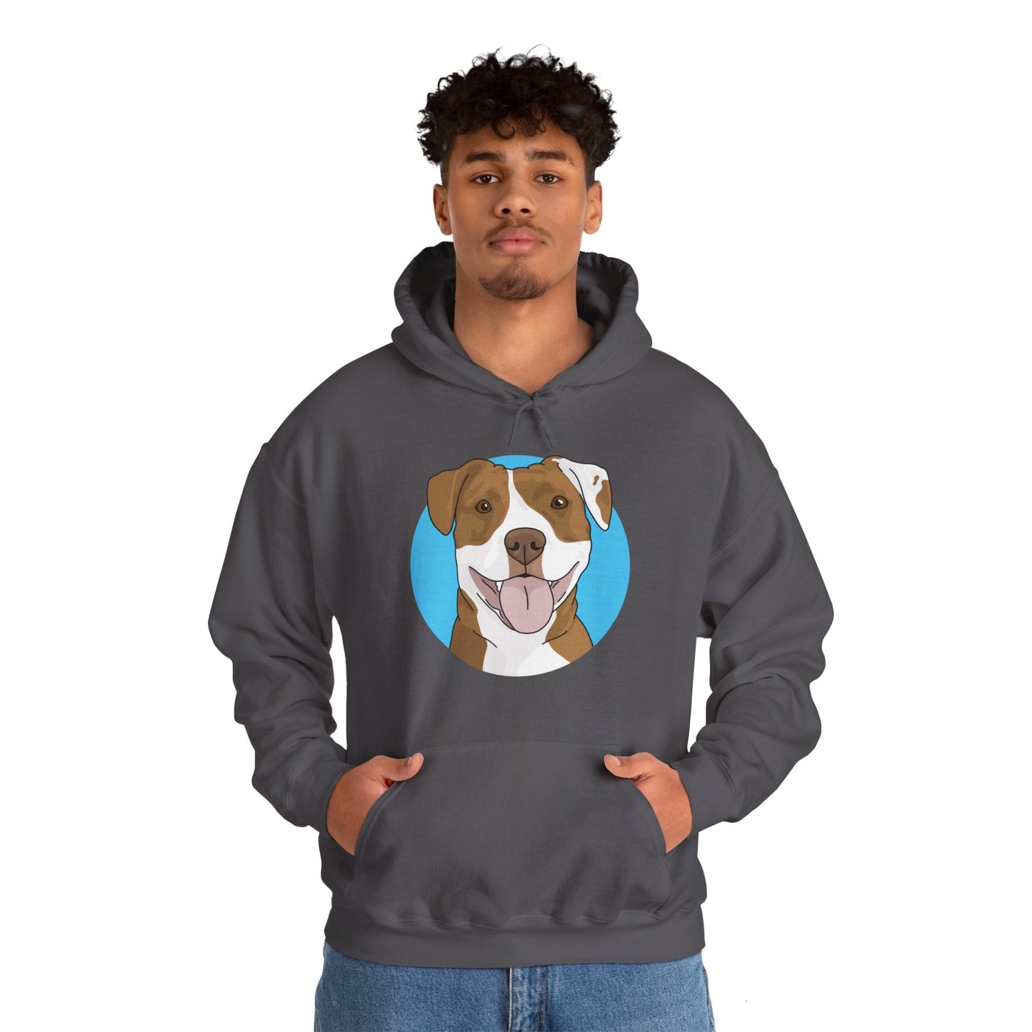 American Staffordshire Terrier | Hooded Sweatshirt - Detezi Designs-15988108964653734591