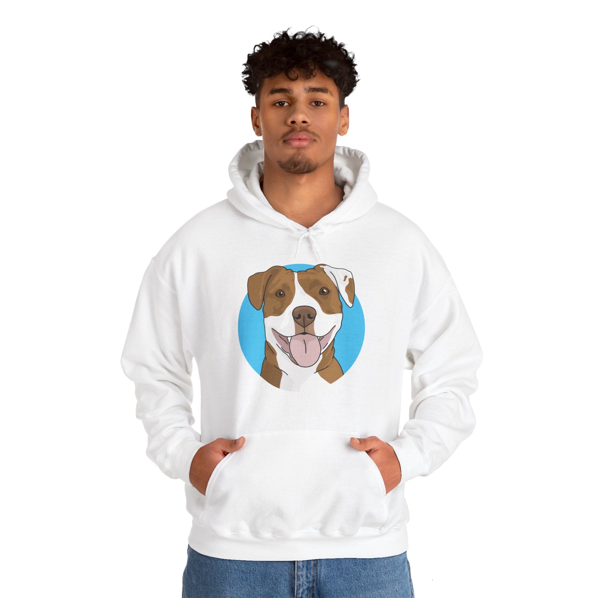 American Staffordshire Terrier | Hooded Sweatshirt - Detezi Designs-15988108964653734591