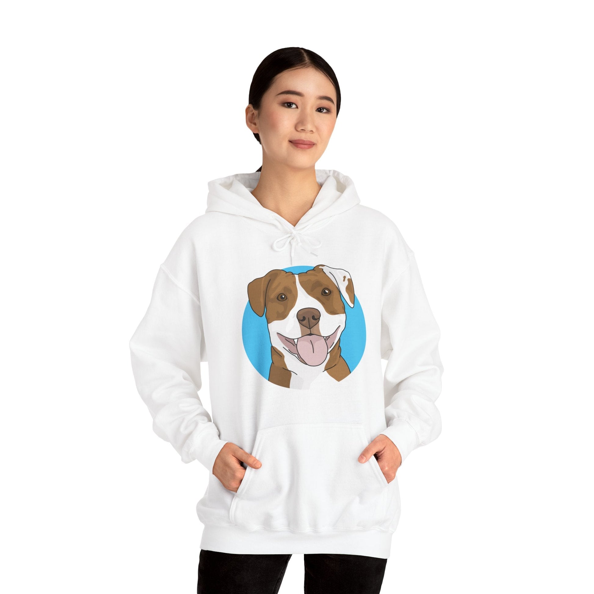 American Staffordshire Terrier | Hooded Sweatshirt - Detezi Designs-15988108964653734591