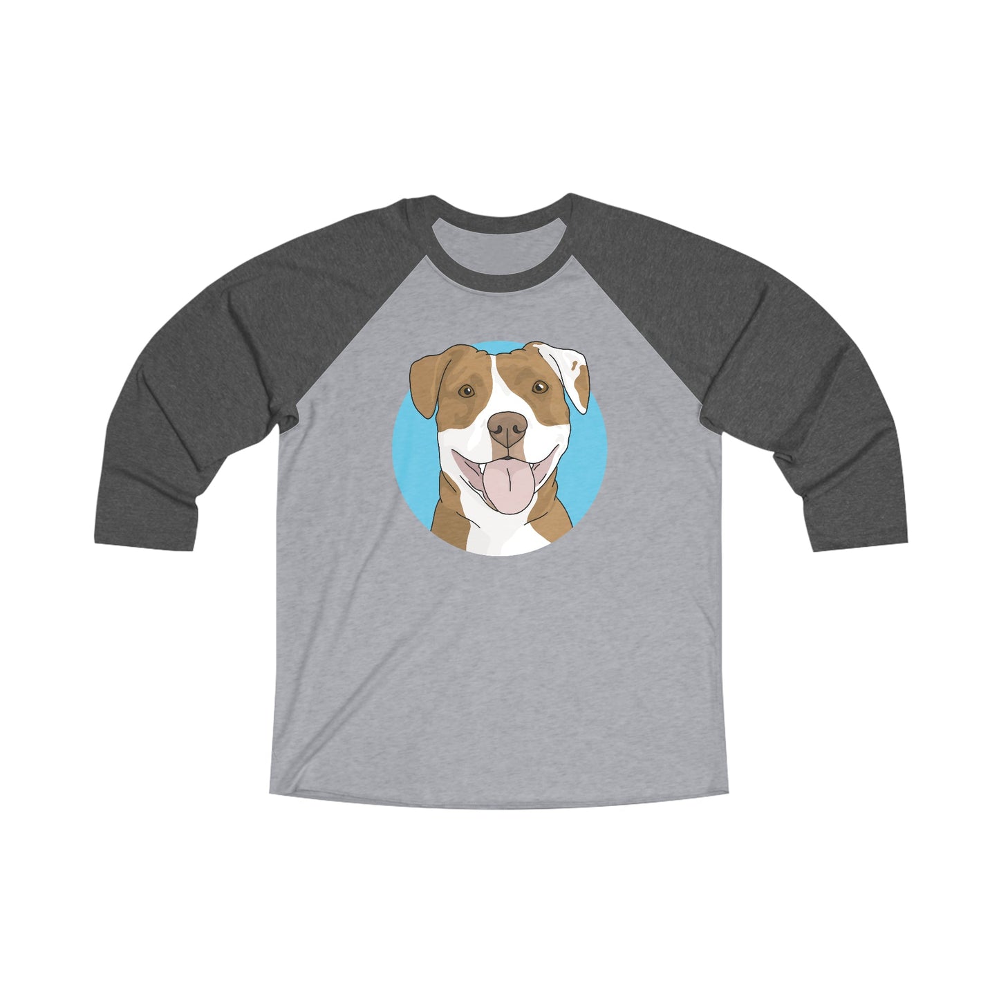 American Staffordshire Terrier | Unisex 3\4 Sleeve Tee - Detezi Designs-24721215685652592547