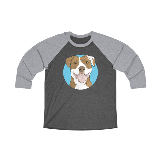 American Staffordshire Terrier | Unisex 3\4 Sleeve Tee - Detezi Designs-29130534746317213574