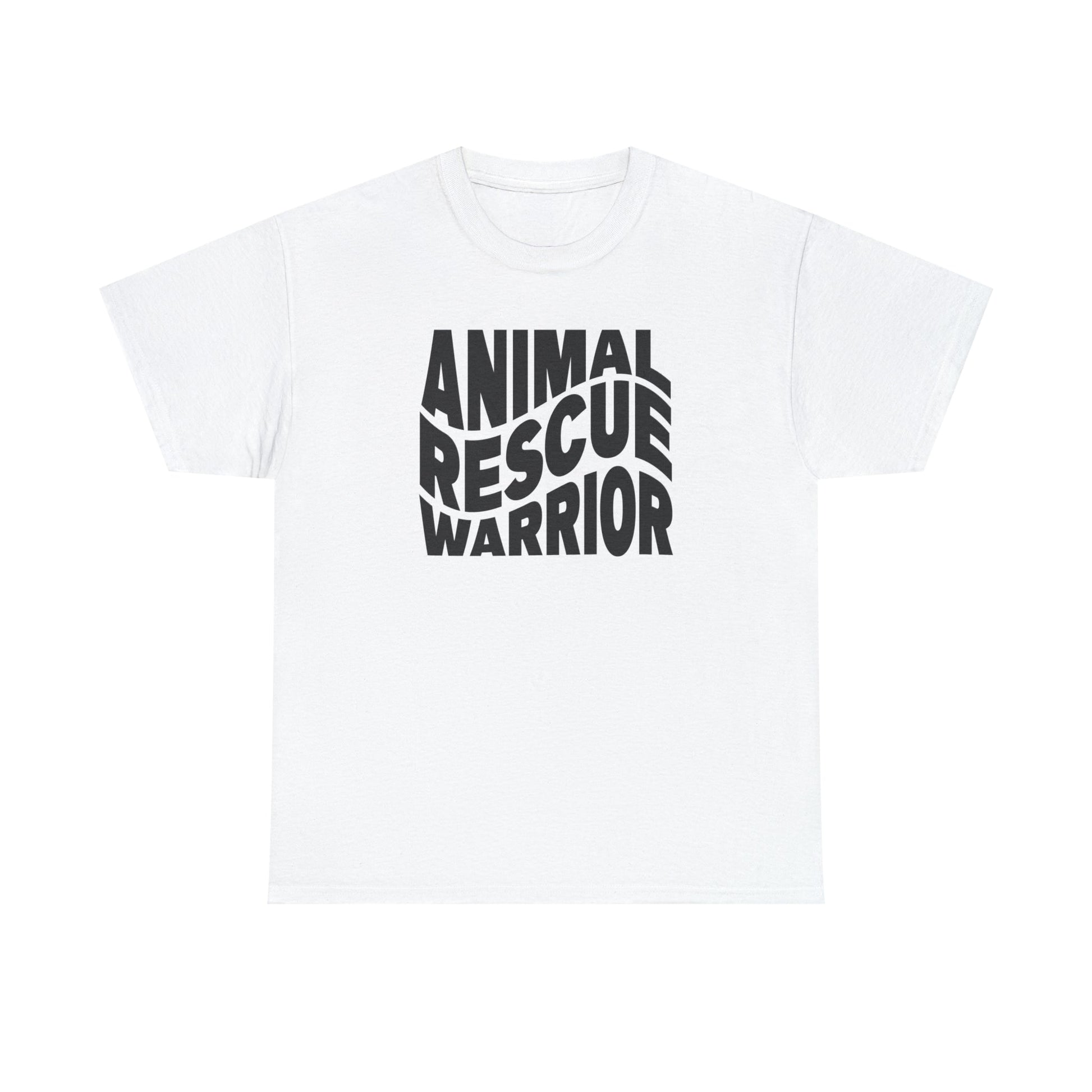 Animal Rescue Warrior | Text Tees - Detezi Designs-12346336758636965773