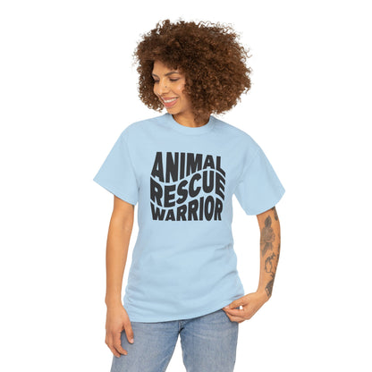 Animal Rescue Warrior | Text Tees - Detezi Designs-12346336758636965773