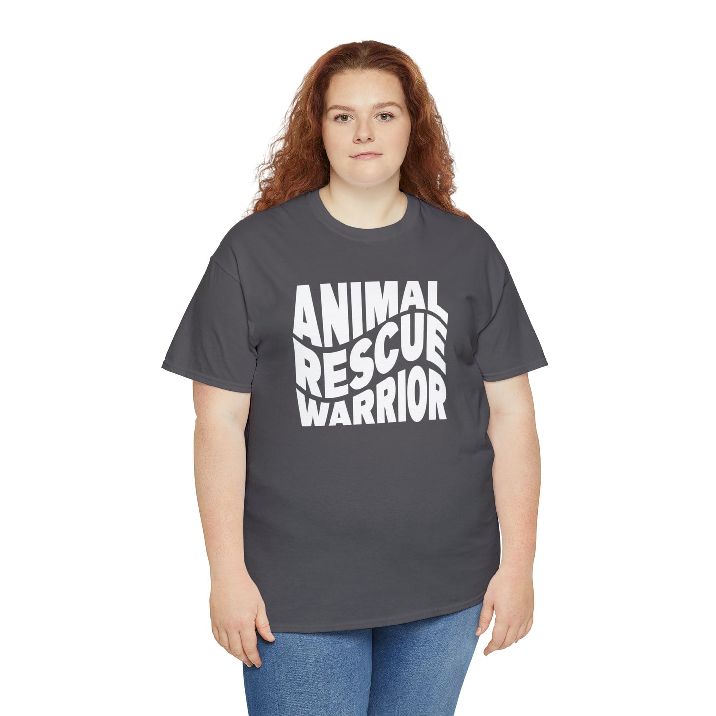 Animal Rescue Warrior | Text Tees - Detezi Designs-12346336758636965773